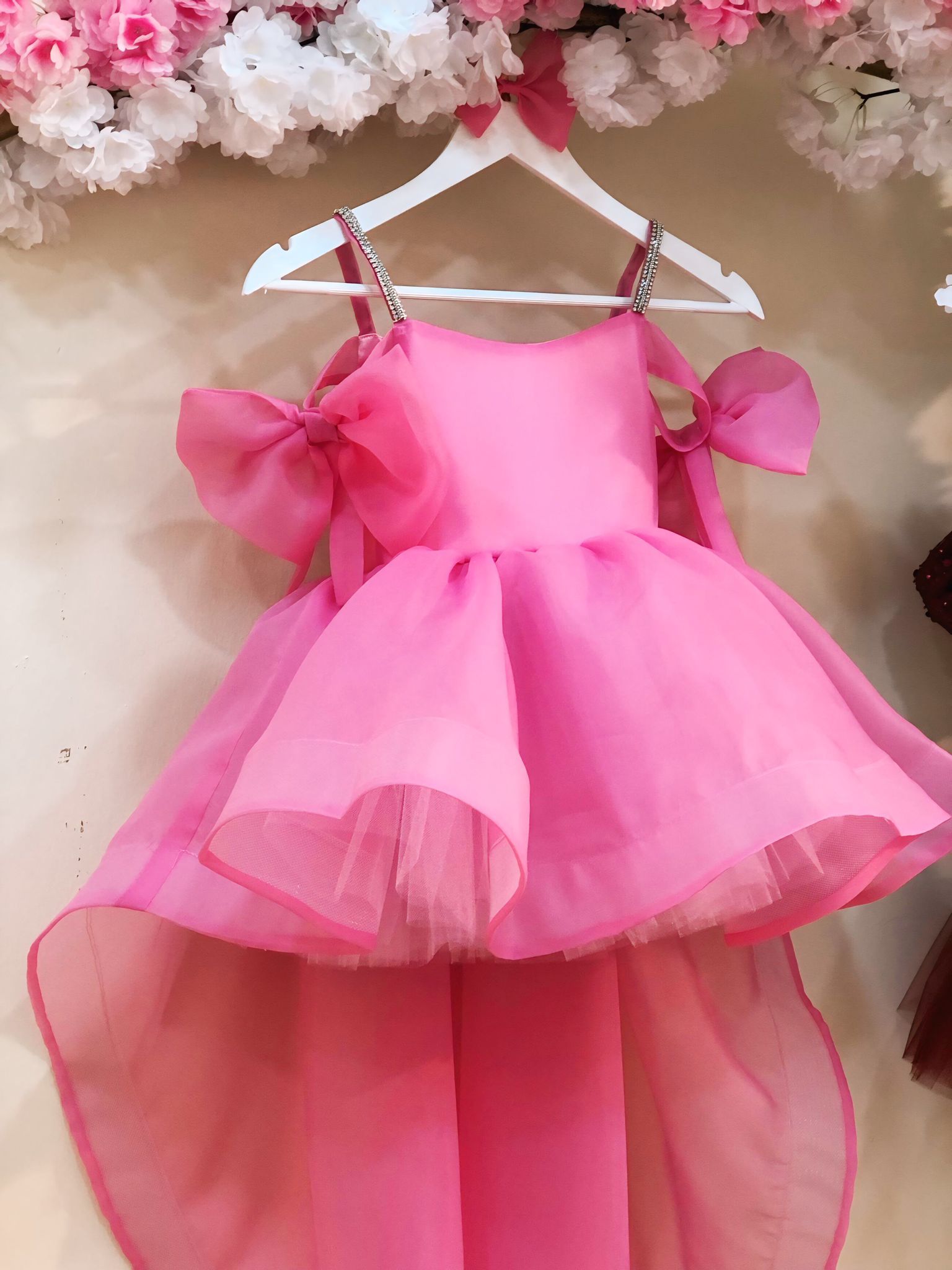 Isabella - Pembe Masal Prenses Elbisesi / 1 - 12 Yaş / Kişiye Özel