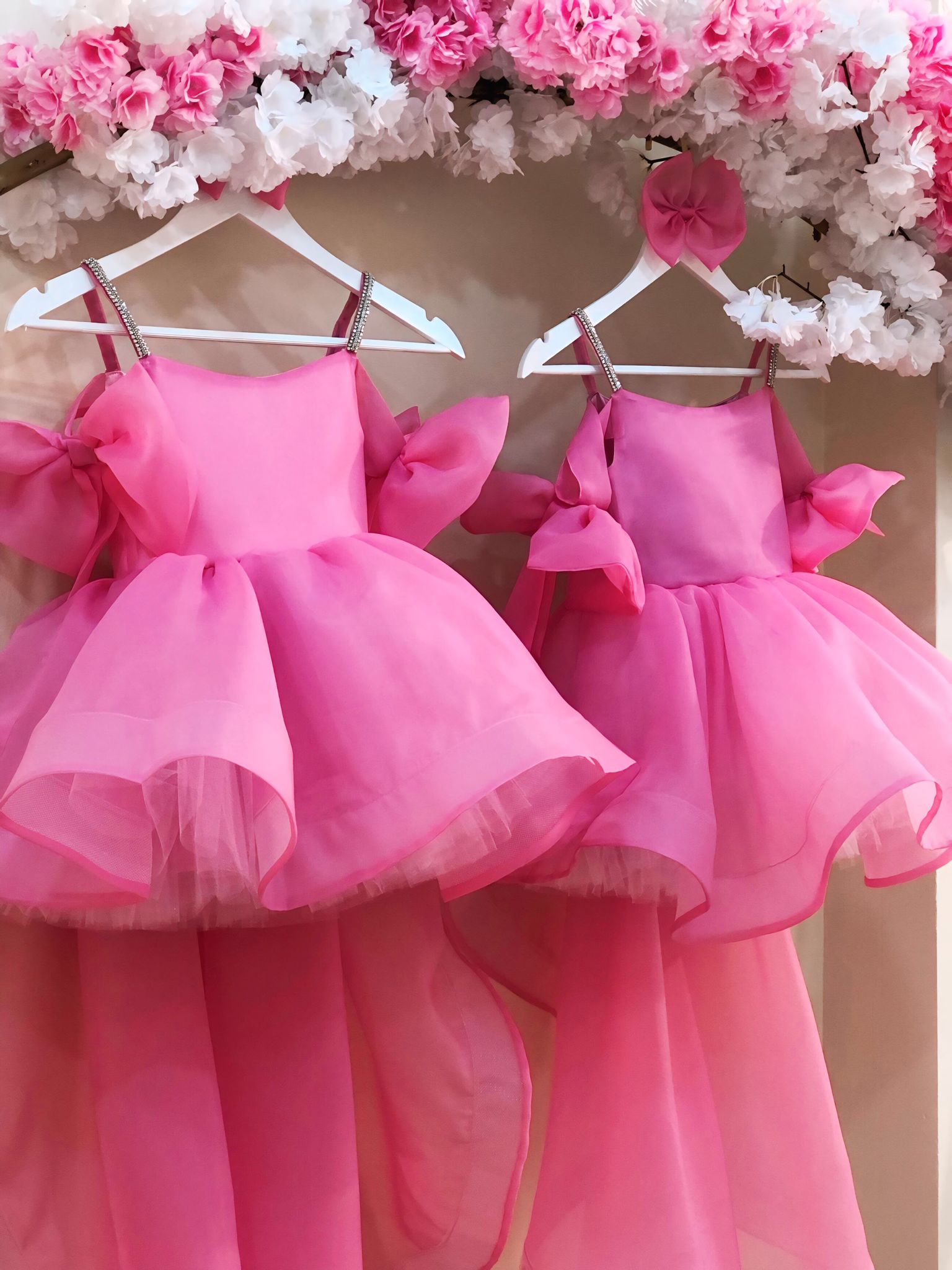 Isabella - Pembe Masal Prenses Elbisesi / 1 - 12 Yaş / Kişiye Özel